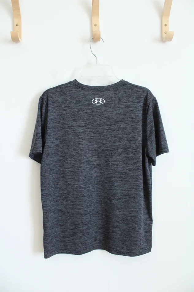 Under Armour Gray Athletic Shirt Youth L Under Armour Earrings