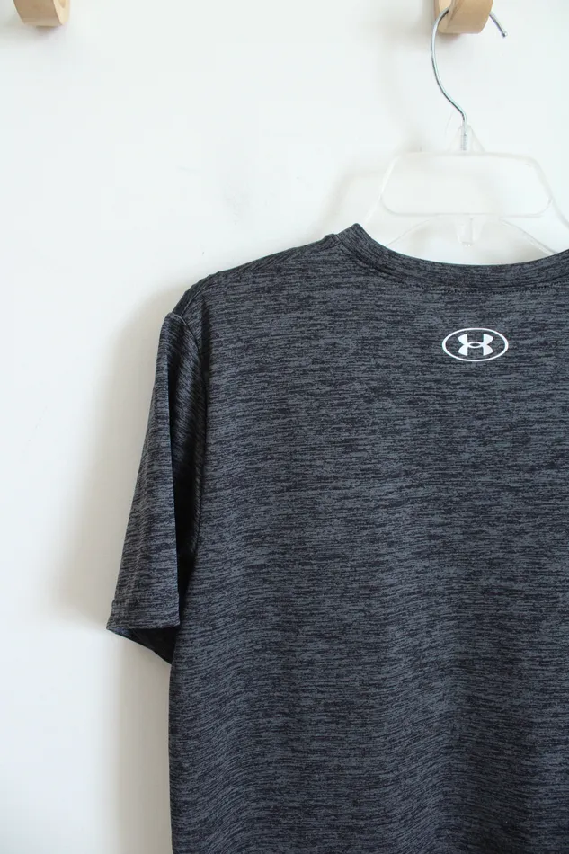 Under Armour Gray Athletic Shirt Youth L Under Armour Earrings