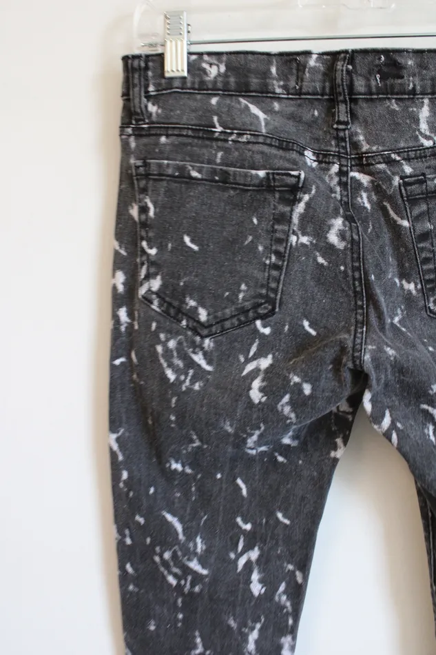 Vigoli Rings Vigoli Gray White Patterned Skinny Jeans 34