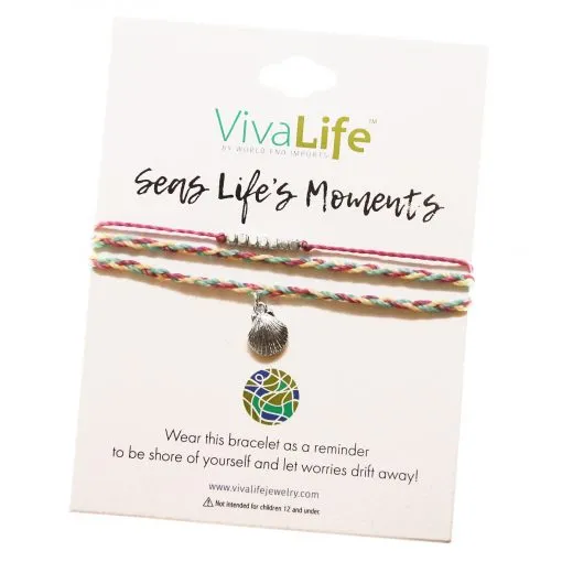 VivaLife Seas Lifes Moments Seashell Charm Bracelet WORLDENDIMPORTS Bracelets VivaLife Seas Lifes Moments Seashell Charm Bracelet WORLDENDIMPORTS Bracelets