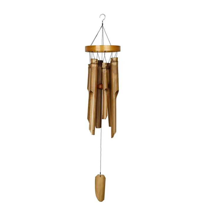 Woodstock Chimes Natural Ring Bamboo Wind Chime WOODSTOCKCHIMES Rings