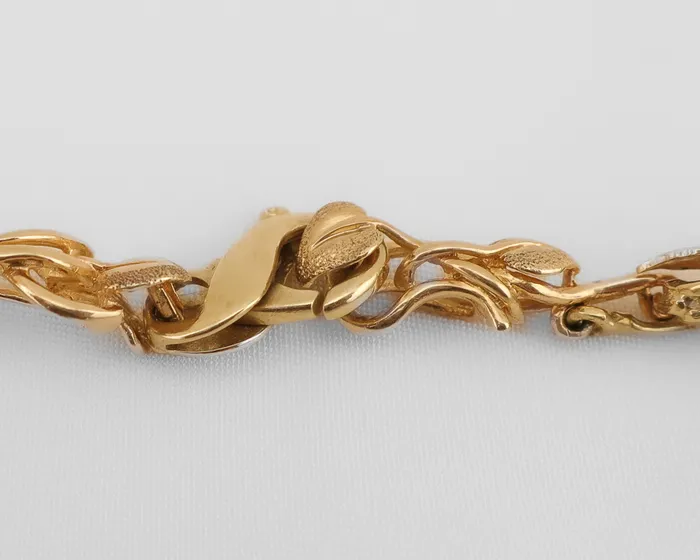 1970s Akoya Pearl Diamond Gold Necklace Isadoras C Necklaces