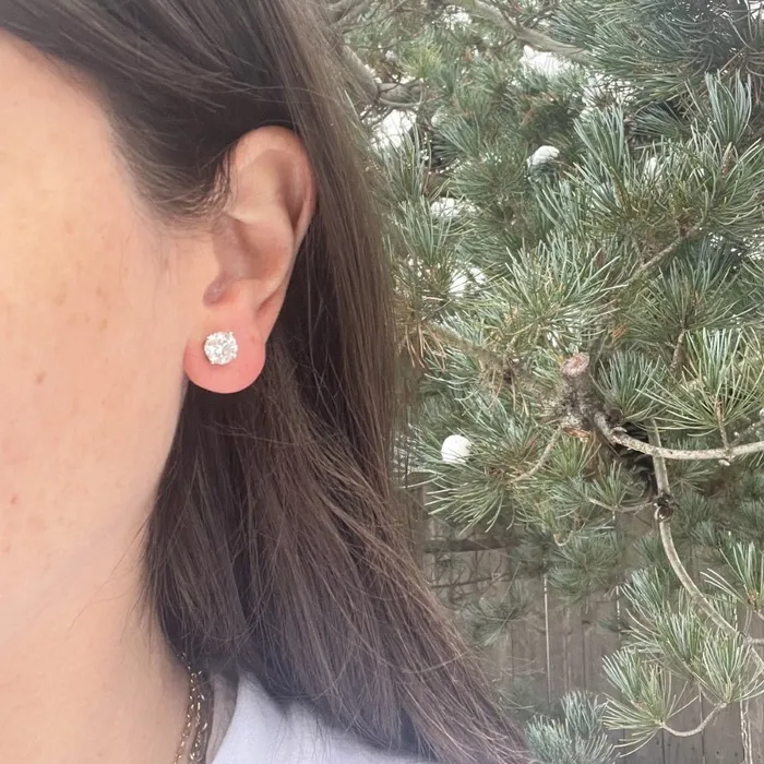 2 Carat Diamond Studs Alexis Jae Earrings