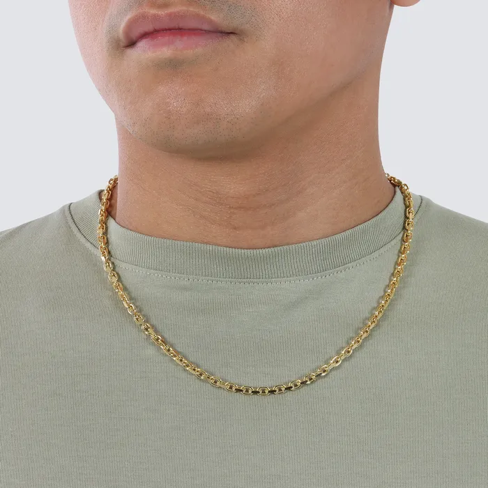 40MM Power Link Chain Saints Gold Co Necklaces