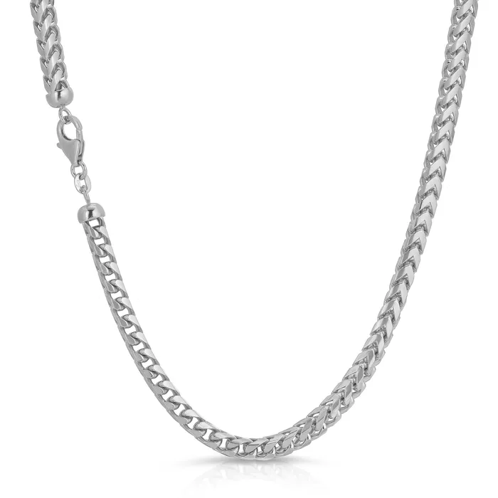 42MM Franco Chain Plain Saints Gold Co Necklaces