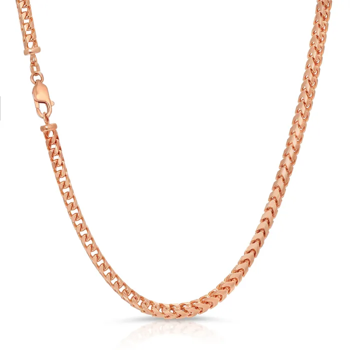 42MM Franco Chain Plain Saints Gold Co Necklaces