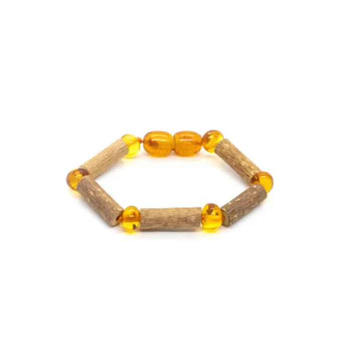 55 Hazelwood Honey Bracelet for GERD Colic Eczema with Baltic Amber AE Bracelets