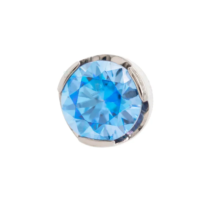 Anatometal Rings 2mm ProngSet Brilliant Cut Threaded End