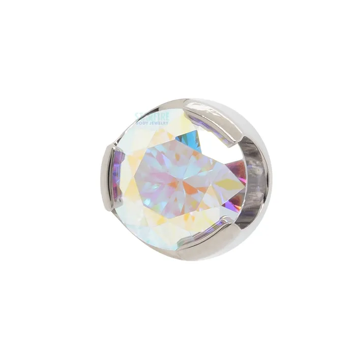 Anatometal Rings 2mm ProngSet Brilliant Cut Threaded End
