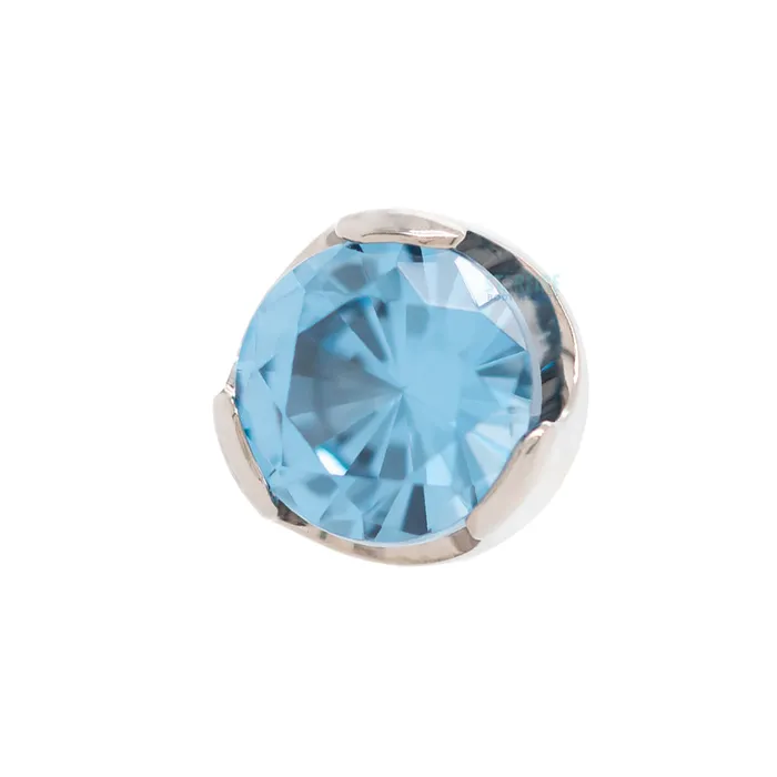 Anatometal Rings 2mm ProngSet Brilliant Cut Threaded End