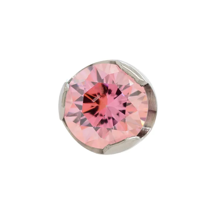 Anatometal Rings 2mm ProngSet Brilliant Cut Threaded End
