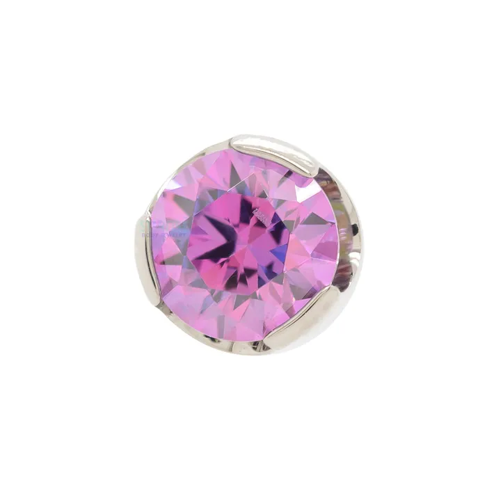 Anatometal Rings 2mm ProngSet Brilliant Cut Threaded End
