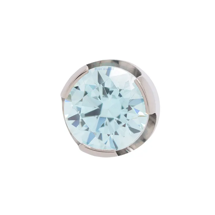 Anatometal Rings 2mm ProngSet Brilliant Cut Threaded End