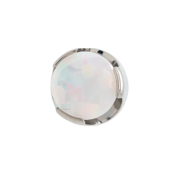 Anatometal Rings 2mm ProngSet Brilliant Cut Threaded End