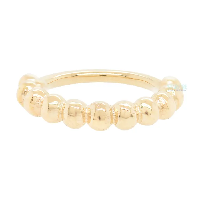 Body Vision BVLA Oaktier Seam Ring in Gold Rings