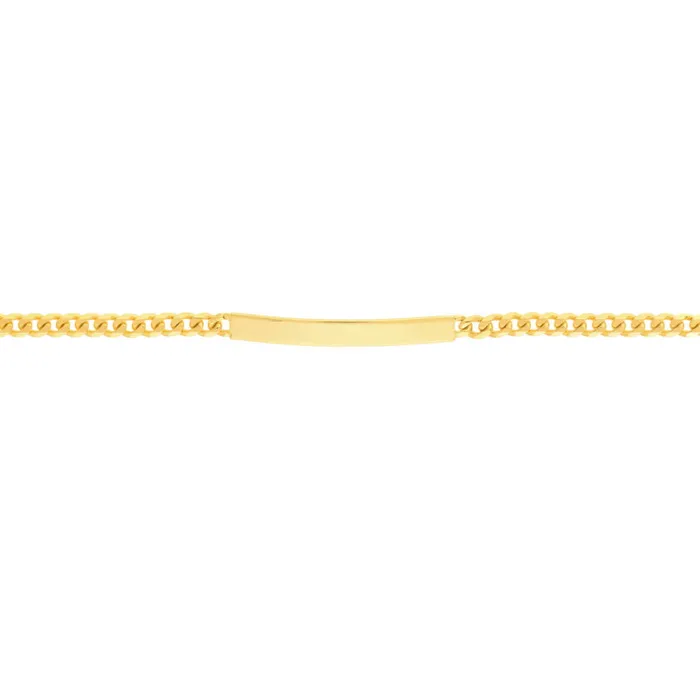 Bracelets Alexis Jae 14K Gold Engravable Bar Bracelet