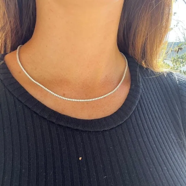 Diamond Tennis Necklace and Bracelet Set Alexis Jae Bracelets
