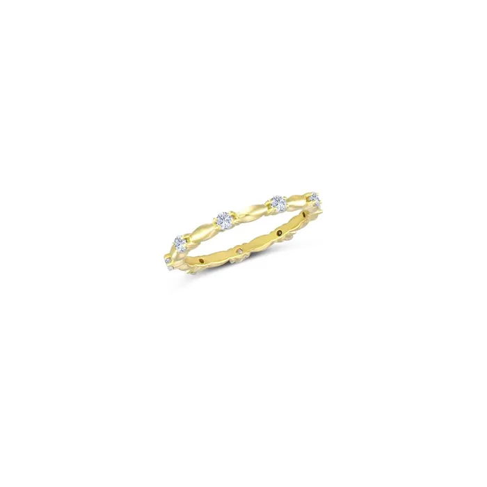 Diamond Twist Wedding Band Alexis Jae Rings