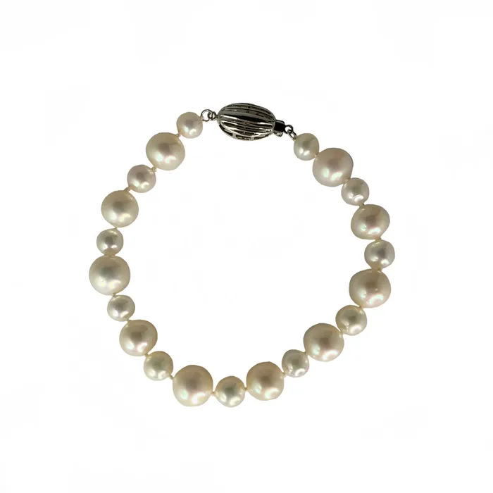 Donald Haack Diamonds Bracelets Alternating Pearl Bracelet