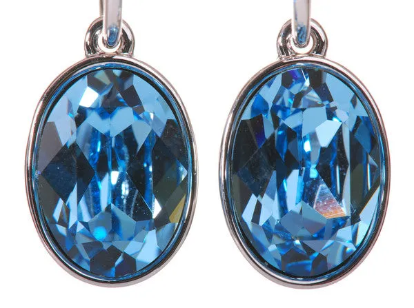 E7178 Aquamarine Swarovski Elements Drop Earrings Red Earrings E7178 Aquamarine Swarovski Elements Drop Earrings Red Earrings