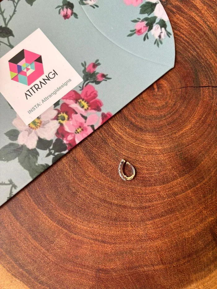 Earrings Attrangi Diamond Nose Pin Earrings Attrangi Diamond Nose Pin