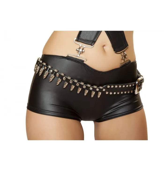 Earrings BELT102 Studded Bullet Belt Roma Costume