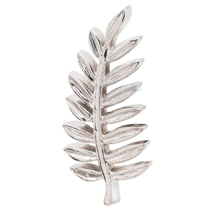 Earrings Body Vision BVLA Fern Threaded End in Gold