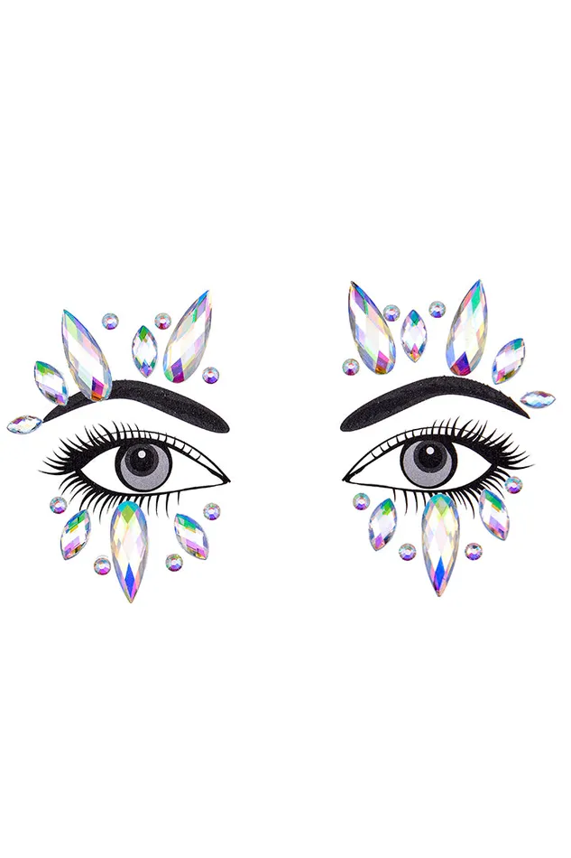 Earrings Crystal Tears Rhinestone Crystal Face Jewels THE LUMi SHOP