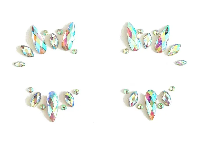 Earrings Crystal Tears Rhinestone Crystal Face Jewels THE LUMi SHOP