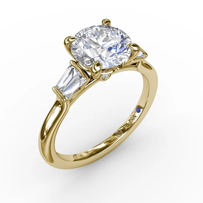 Earrings Fana 14K Yellow Gold SemiMounting