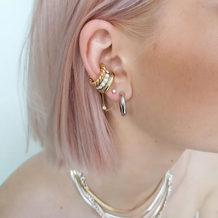 Earrings Sparkle Chandelier Ear Jacket Stud Earrings Scream Pretty