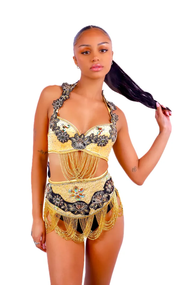 Earrings Sunrise Meadow Carnival Bra Top THE LUMI SHOP
