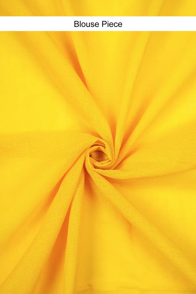 Earrings Teejh Teejh Kaira Yellow Mulmul Saree
