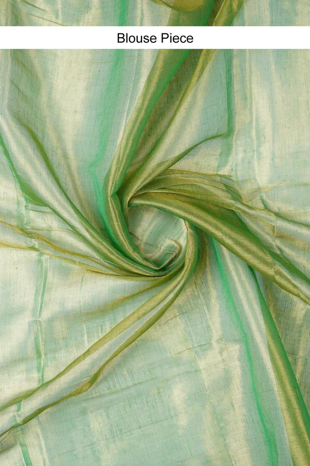 Earrings Teejh Teejh Trishika Green Tissue Saree