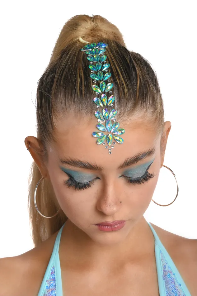 Earrings THE LUMI SHOP Green Iridescent Hair Gem