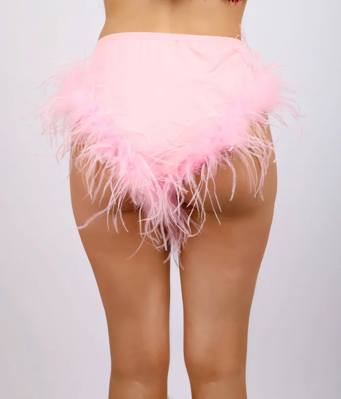 Earrings THE LUMI SHOP Pink Fuzzy Bottoms Earrings THE LUMI SHOP Pink Fuzzy Bottoms