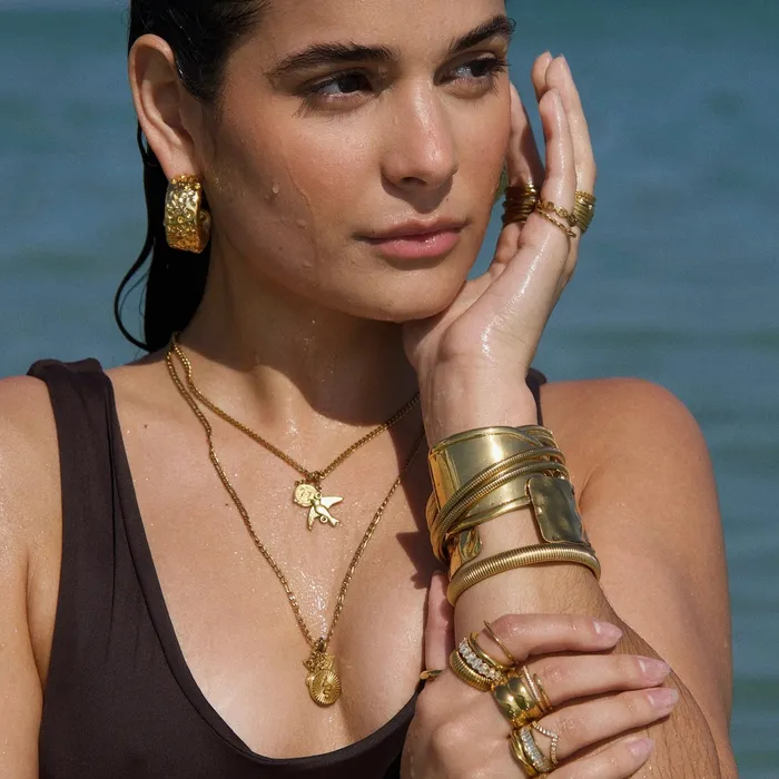 Ellie Vail Alaia Figaro Chain Necklace Necklaces