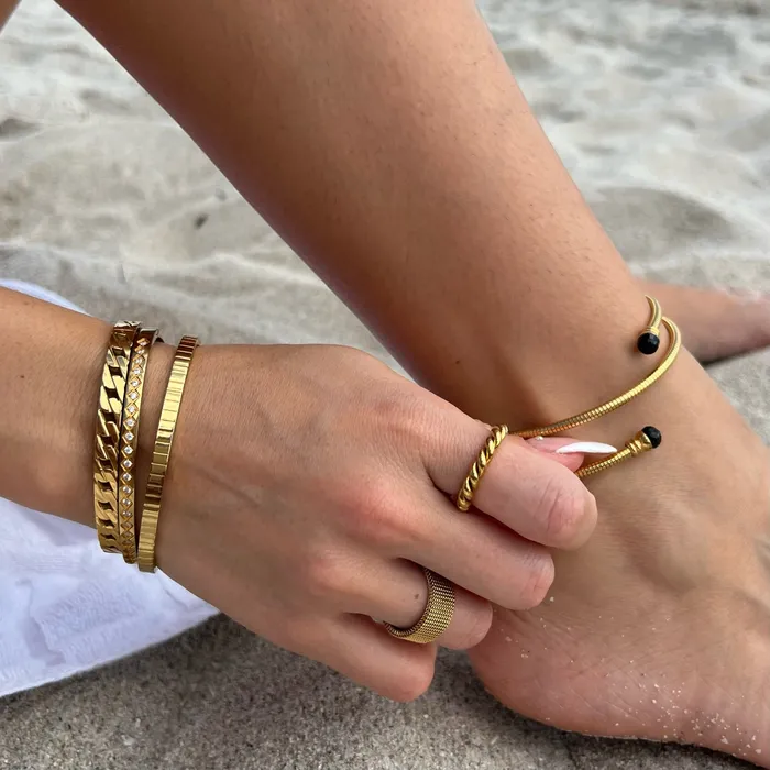 Ellie Vail Bracelets Jamelia Coil Wrap Bracelet