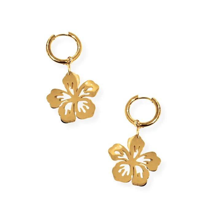 Ellie Vail Earrings Flower Mini Hoop Earring