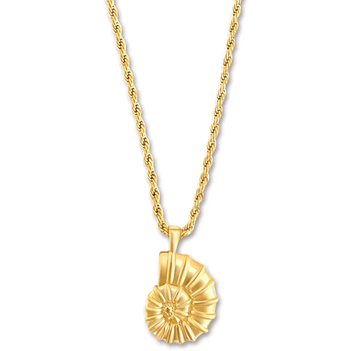 Ellie Vail Necklaces Eliana Oversized Shell Pendant Necklace