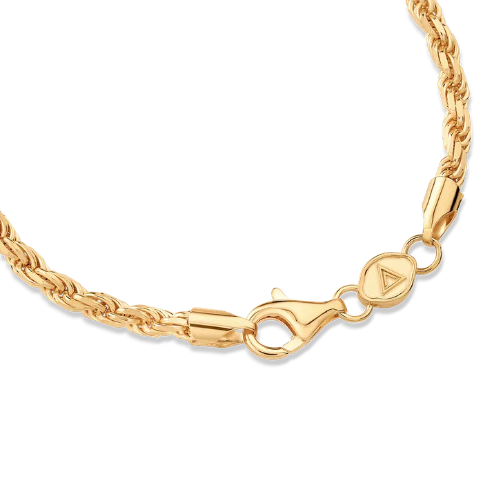 Florence Rope Bracelet Gold Vermeil 35mm Bracelets
