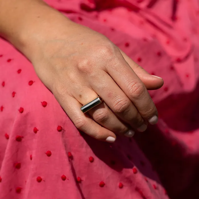 Folded 14k Gold Ring Vintage Rings