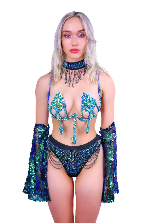 FULL OUTFIT Iridescent Forest Goddess 4 pcs THE LUMI SHOP Rings