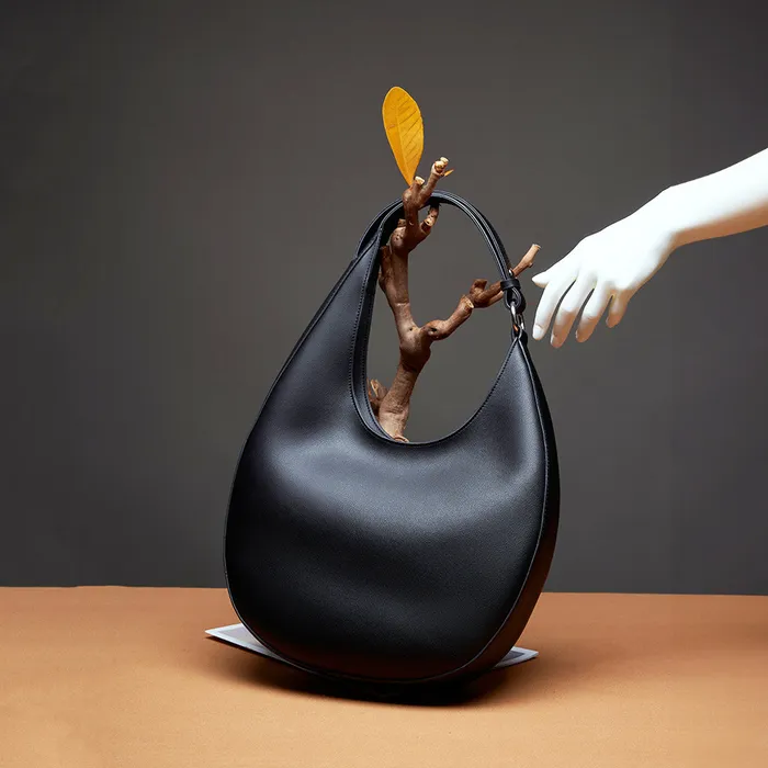 Genuine Leather Bags Earrings Esmeralda
