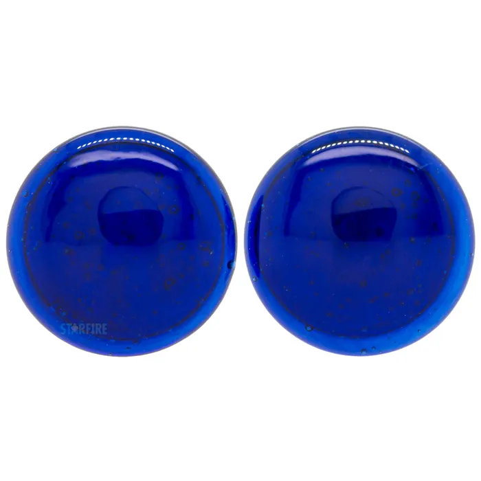 Glass Color Front Plugs Cobalt Gorilla Glass Necklaces
