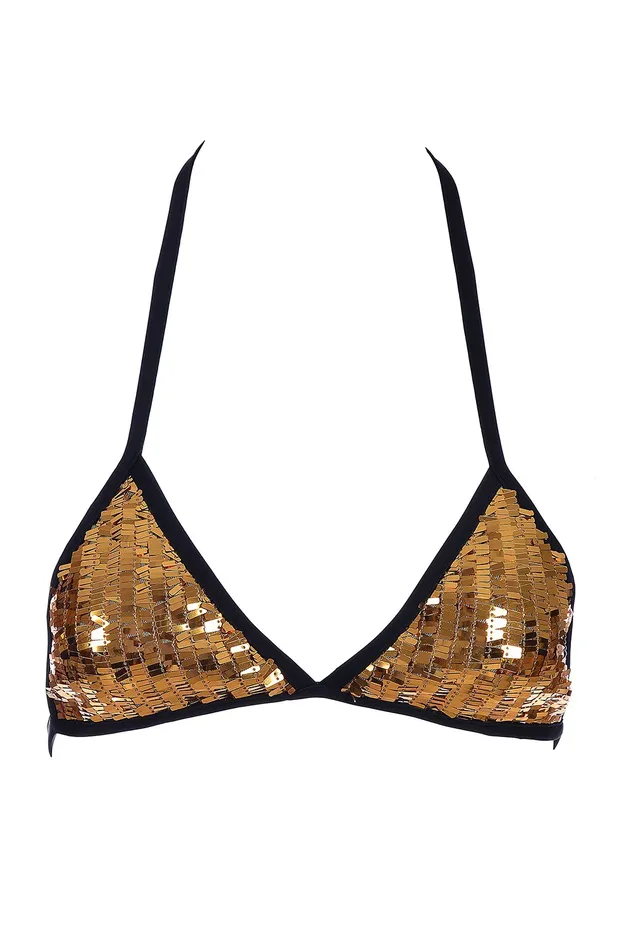 Gold Disco Sequin Triangle Top THE LUMi SHOP PreStyled Sets
