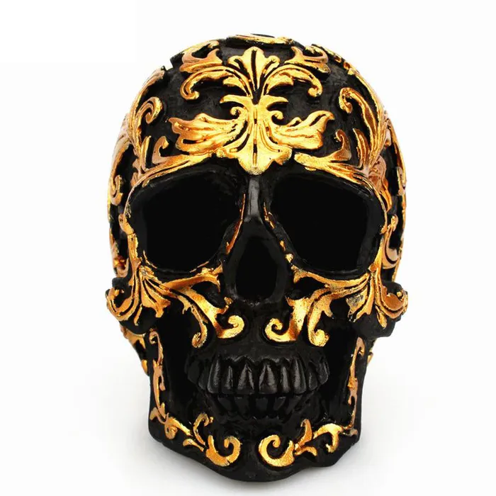 Golden Skull Home Decor Zapps Clothing Rings