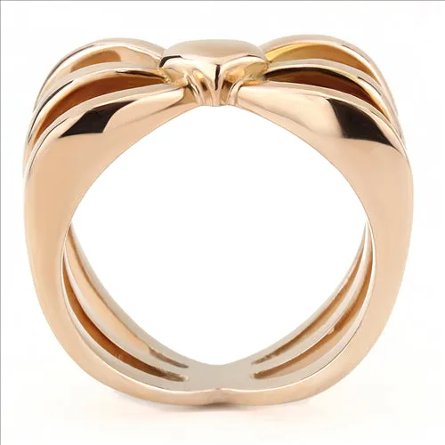 Green CJE3575 Wholesale Womens Stainless Steel IP Rose Gold Heart Ring Rings Green CJE3575 Wholesale Womens Stainless Steel IP Rose Gold Heart Ring Rings