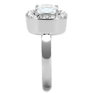 Green Rings CJE3209 Wholesale Womens Stainless Steel Clear AAA Grade CZ Fashion Ring Green Rings CJE3209 Wholesale Womens Stainless Steel Clear AAA Grade CZ Fashion Ring