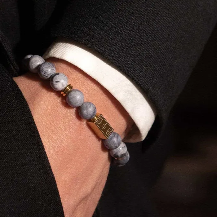 GREY MARBLE BRACELET MoreThan90 Bracelets